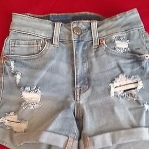 Denim shorts